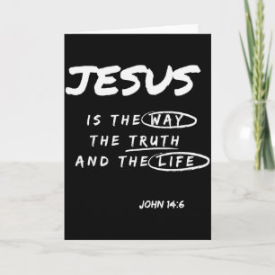 Tarjeta Jesús Divertido Es El Camino La Verdad Y La Vida C