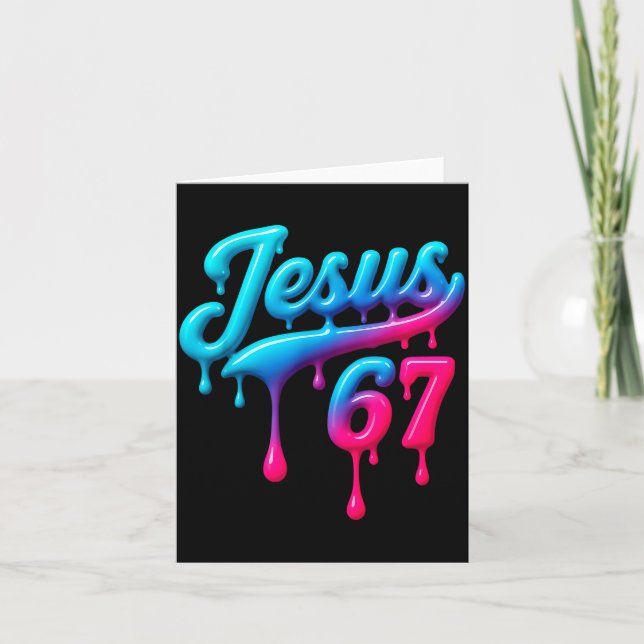 Tarjeta Jesus Drip  (Anverso)