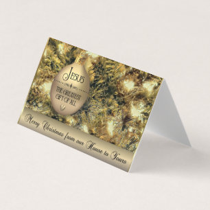 Tarjeta Jesús - El mayor regalo de todos