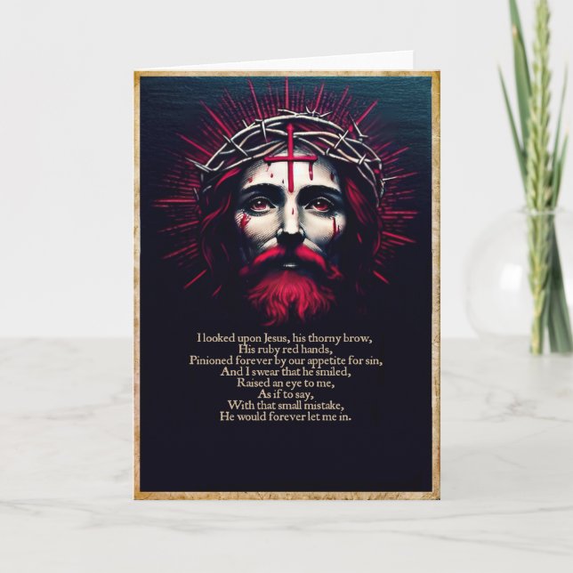 Tarjeta Jesús - En el anillo de la Campana (Anverso)