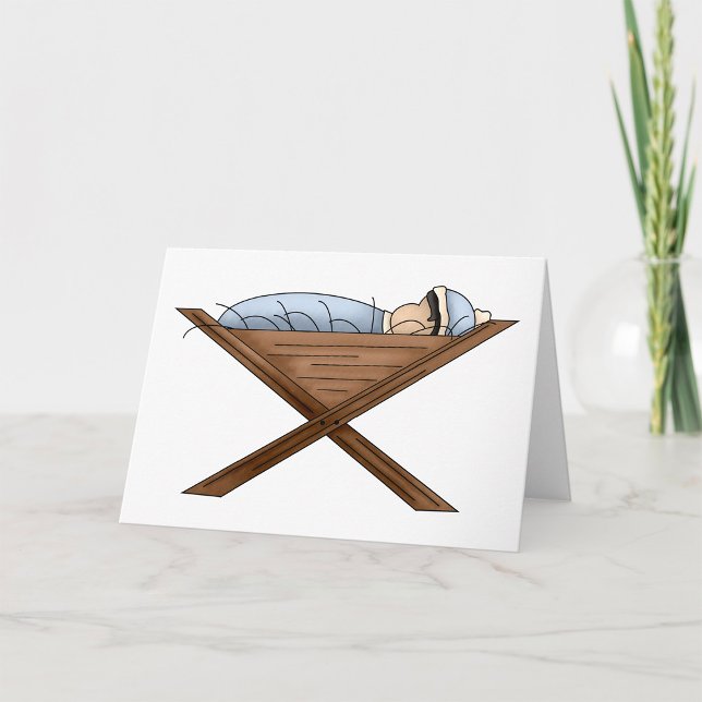 Tarjeta Jesús En Las Cartas De Saludo De Manger (Subido por el creador)