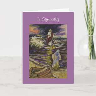 Tarjeta Jesús en medio de nuestras tormentas