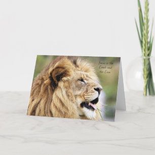 Tarjeta Jesús es (Aniversario del Pastor)