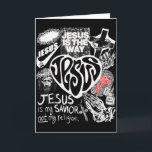 Tarjeta Jesús Es El Camino Versículo Bíblico Cristiano Dio<br><div class="desc">Jesús Es El Camino Versículo Bíblico Cristiano Dios Fe Mujeres Hombres</div>