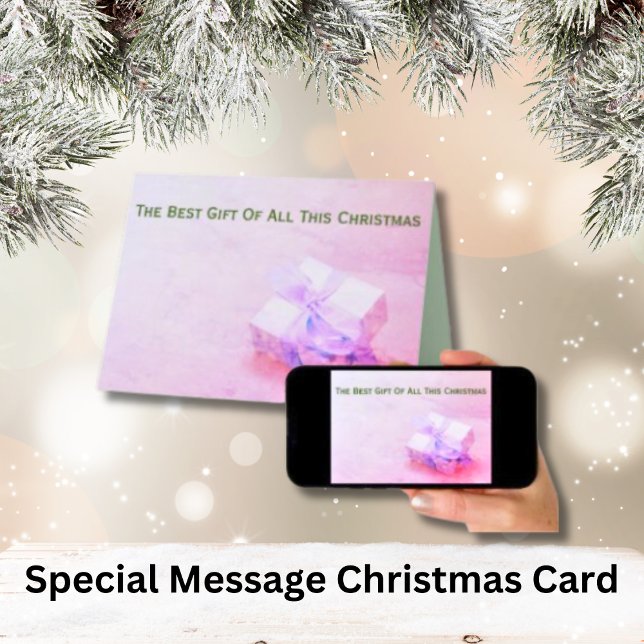 Tarjeta Jesús Es El Mejor Regalo Para Los Navidades Cristi (Subido por el creador)