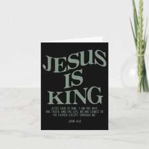 Tarjeta Jesús Es El Rey Jesús Juan Cstumo Cristiano 14_6