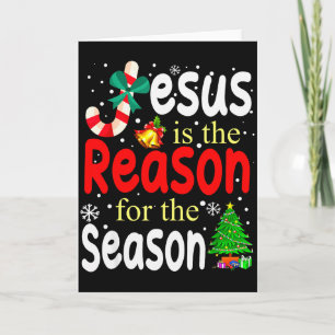 Tarjeta Jesús Es La Razón De La Temporada Cristiano Chris