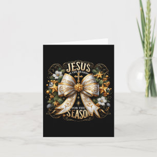 Tarjeta Jesús Es La Razón De La Temporada De Navidades Jes