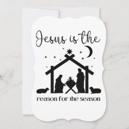 Tarjeta Jesús es la razón de la temporada Navidades Jesús