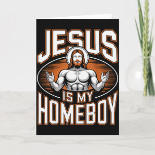 Tarjeta Jesús Es Mi Amigo De Barrio Religioso Gimnasio Fe