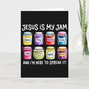 Tarjeta Jesús es mi jam y estoy aquí para difundir la biog