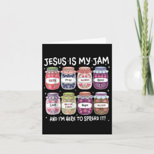 Tarjeta Jesús Es Mi Jam Y Estoy Aquí Para Difundirlo Crist