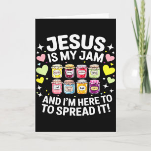 Tarjeta Jesús es mi pasión y estoy aquí para difundir la b