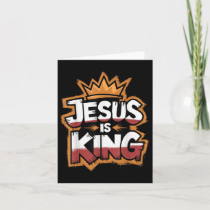 Tarjeta Jesús Es Rey 