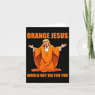 Tarjeta Jesus Funny Trump 2