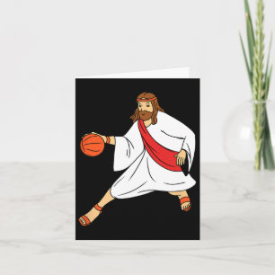 Tarjeta Jesús jugando al Bysketbyll 1