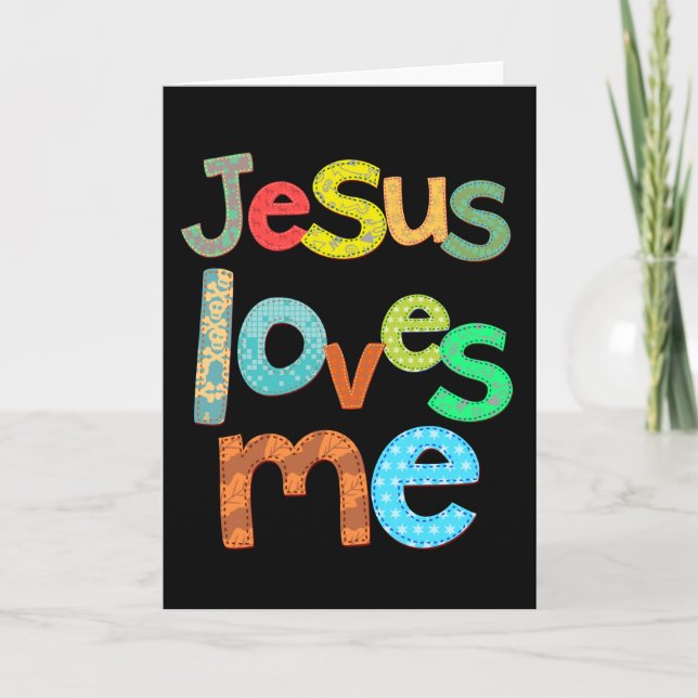 Tarjeta Jesús Me Ama (Anverso)