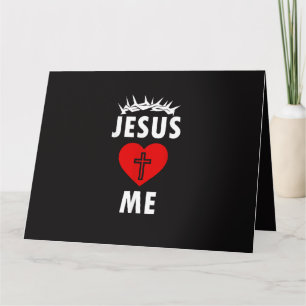 Tarjeta Jesús me ama Cristiano Religioso