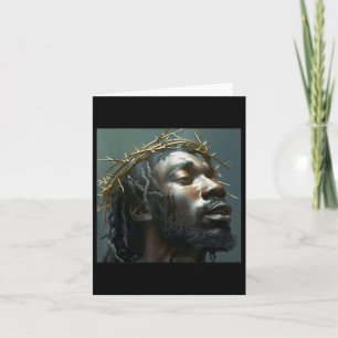 Tarjeta Jesús Negro, Cristianismo, Iglesia, Cristo, Jesús