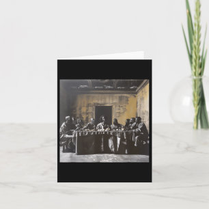 Tarjeta Jesús Negro, último Sacramento, Jesús