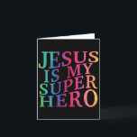 Tarjeta Jesús Niño Es Mi Superhéroe Hijo Cristiano De Dios<br><div class="desc">Jesús Niño Es Mi Superhéroe Hermano Hijo De Dios Cristiano Niños _4</div>