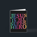 Tarjeta Jesús Niño Es Mi Superhéroe Hijo Cristiano De Dios<br><div class="desc">Jesús Niño Es Mi Superhéroe Hermano Hijo De Dios Cristiano Niños _4</div>