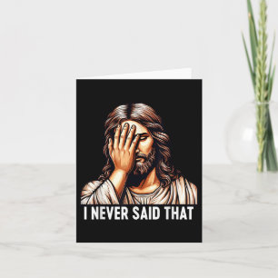 Tarjeta Jesús Nunca Dije Que Jesús Decepcionara A Dios H