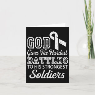 Tarjeta Jesús Orar Cáncer de Pulmón Guerrero Regalo Cáncer