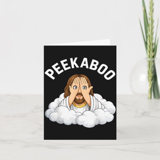 Tarjeta Jesús Peekaboo (Anverso)
