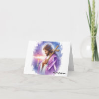 Jesús personalizado con simpatía por la cinta mora