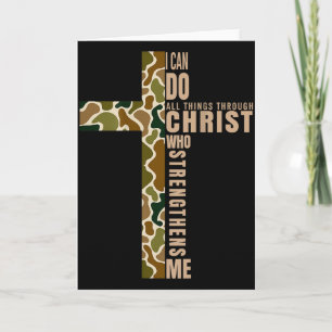 Tarjeta Jesús puedo hacer todas las cosas a través de Cris