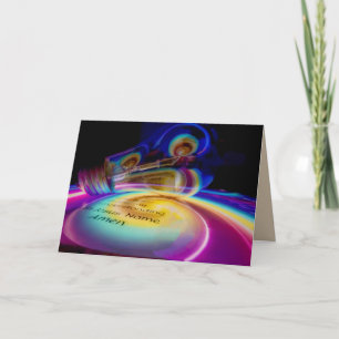 Tarjeta Jesús religioso Luz del mundo & oración Amén