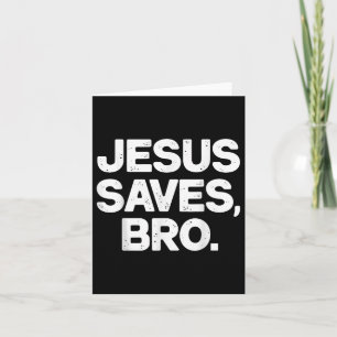Tarjeta Jesús salva al hermano cristiano
