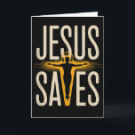 Tarjeta Jesús salva la fe cristiana Devoción Creyente<br><div class="desc">Jesús salva la fe cristiana Devoción Creyente</div>