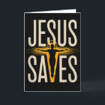 Tarjeta Jesús salva la fe cristiana Devoción Creyente<br><div class="desc">Jesús salva la fe cristiana Devoción Creyente</div>