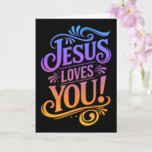 TARJETA ¡JESÚS TE AMA!