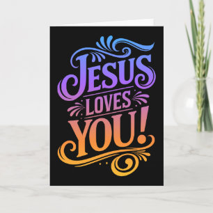 TARJETA ¡JESÚS TE AMA!