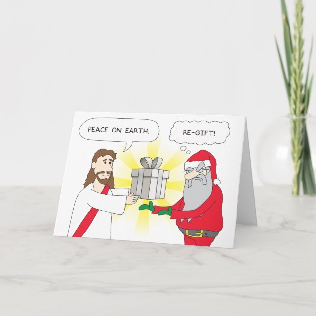 TARJETA JESÚS V SANTA: REGIFTMAS (Anverso)