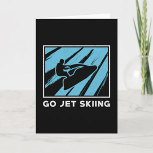 Tarjeta Jet Ski Go Jet Skiting Water Sports Beach Jetski