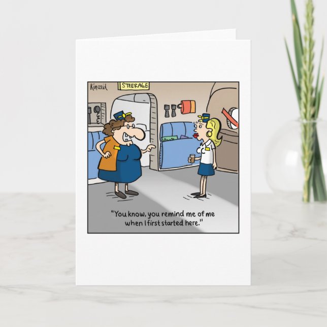 Tarjeta Jetlagged Comic Card (Tarjeta de historieta con ma (Anverso)