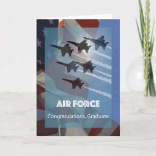 Tarjeta Jets de graduación de la Fuerza Aérea de Estados U