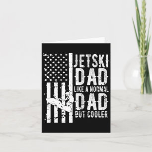 Tarjeta Jetski Dad Day Dad Dad Dad Jet Skyder Water Jet Je