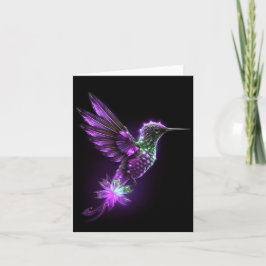 Tarjeta Jewel Hummingbird - Ametist