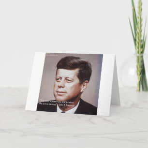 Tarjeta JFK Repara La Famosa Cita Del Techo