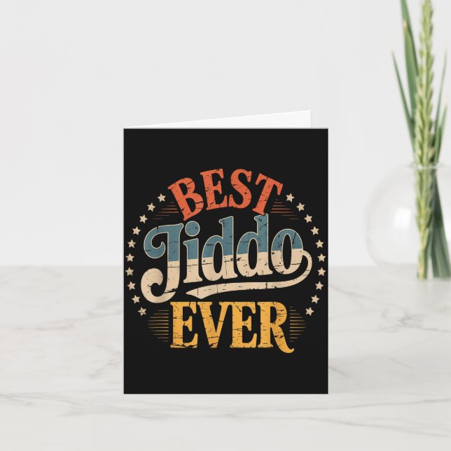 Tarjeta Jiddo alguna vez  (Anverso)