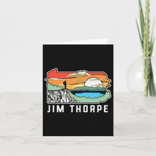 Tarjeta Jim Thorpe Pennsylvania Naturaleza Senderismo al a