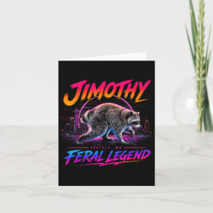 Tarjeta Jimothy Fvibesl Leyenda Seattle Wa Mapache