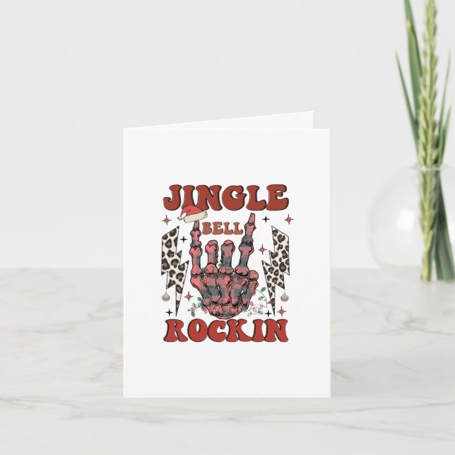 Tarjeta Jingle Bell Rockin (Anverso)
