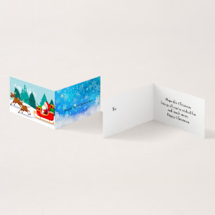 Tarjeta Jingle Bells Funny Cita Texto blanco