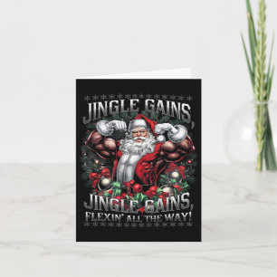 Tarjeta Jingle de entrenamiento de gimnasios de Santa Navi
